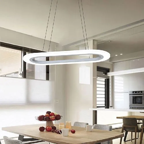 Đèn thả phòng ăn hiện đại hình Oval - Đèn bàn ăn hiện đại hình Oval
