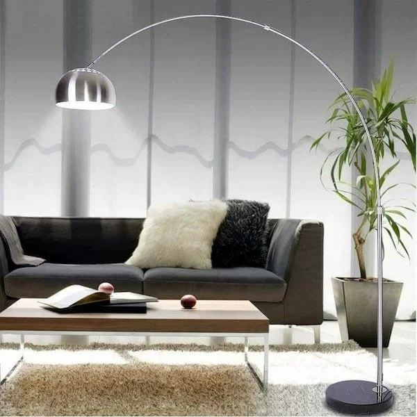 Đèn cây đứng trang trí góc sofa phong cách Ý - Đèn cây góc sofa Ý