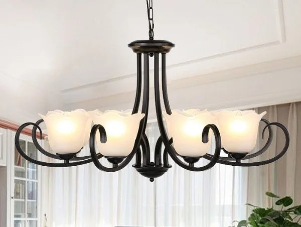 Đèn chùm đơn giản đẹp 8 tay