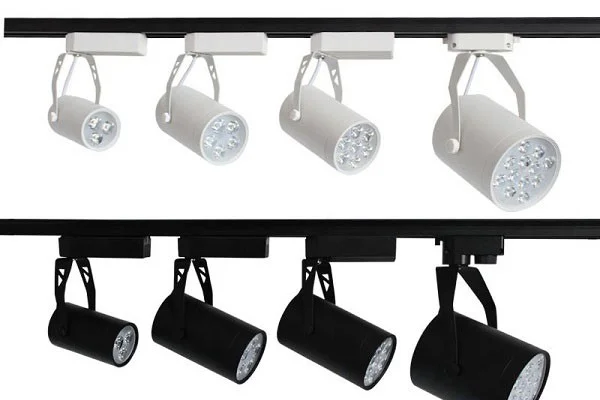 Đèn rọi ray 3w - Đèn LED rọi ray 7w- Đèn rọi ray 12w trượt