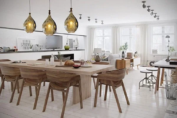 Đèn bàn ăn hiện đại ba bóng - Đèn thả bàn ăn hiện đại ba bóng