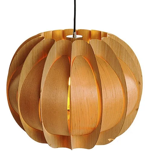 Đèn thả trần trang trí gỗ mộng mơ - Đèn gỗ thả trần