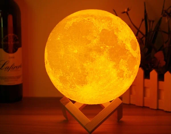 đèn 3d mặt trăng