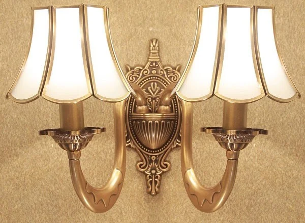 Đèn treo tường cổ điển - Đèn tường cổ điển bóng đôi