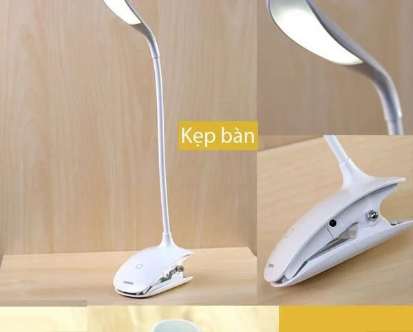 Đèn kẹp bàn giá rẻ cảm ứng - Đèn kẹp bàn học cảm ứng giá rẻ - Đèn Bàn