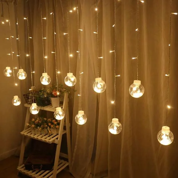Đèn LED nháy thả mành