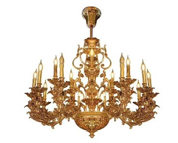 Đèn chùm đồng - Đèn chùm đồng cổ điển - Đèn chùm đồng tân cổ điển - Đèn chùm đồng cao cấp