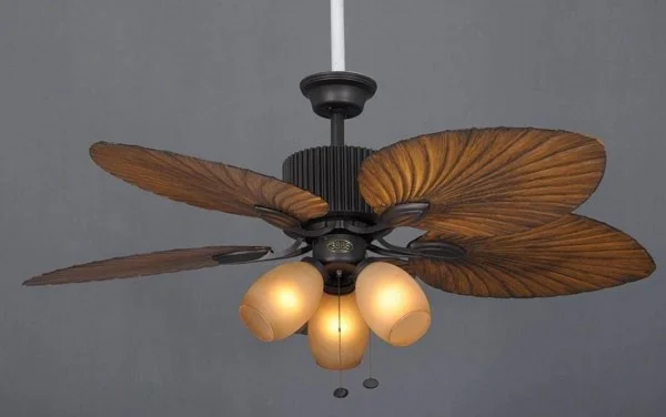 Đèn quạt trần có đèn tân cổ điển trang trí phòng ngủ