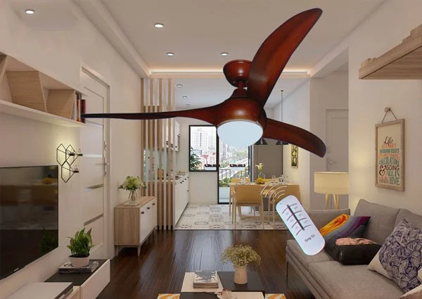 Quạt trần đèn cánh cụp