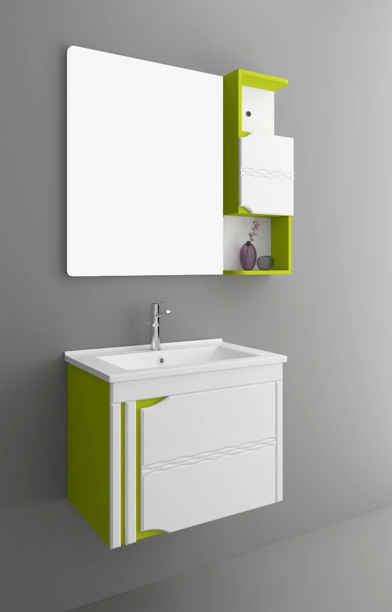 Bộ tủ, chậu, kệ gương PT6020