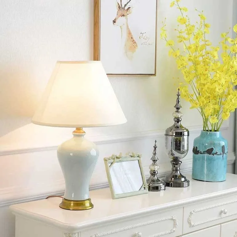 Đèn bàn hiện đại gốm sứ HT16 | Ảnh 4