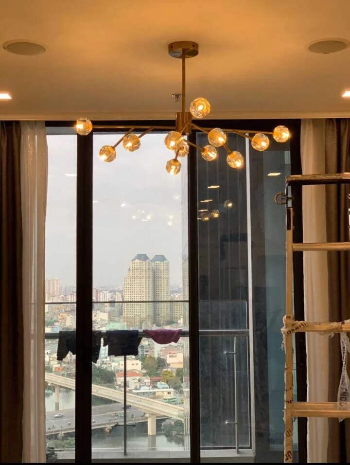 Đèn thả bóng tròn pha lê HTPL-39 | Ảnh 6