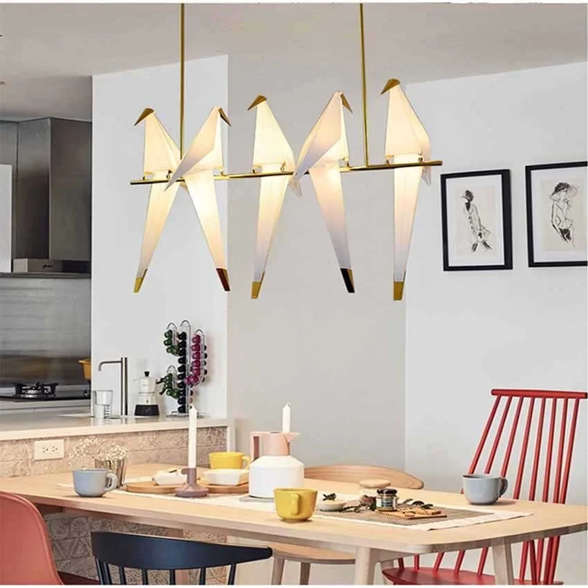 Đèn decor chim hạc trắng | Ảnh 3