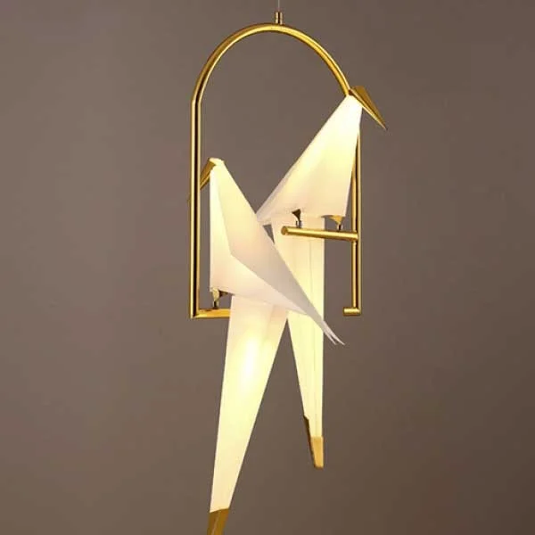 Đèn decor chim hạc trắng | Ảnh 2