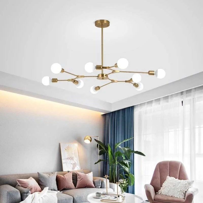 đèn decor bóng tròn mạ vàng | Ảnh 1