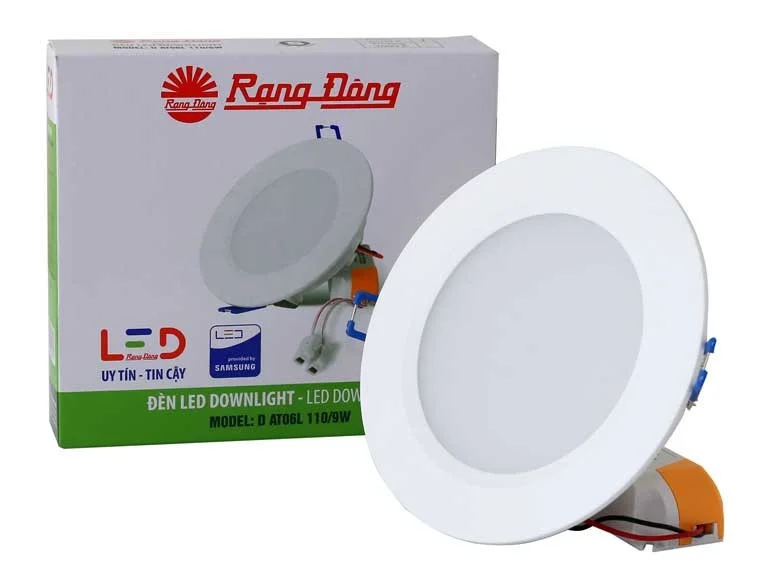 Đèn LED âm trần 9w Rạng Đông