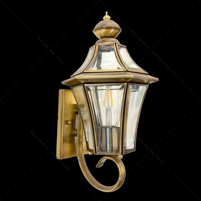 Đèn trang trí cầu thang bằng đồng - Đèn trang trí cầu thang
