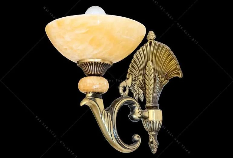 Đèn trang trí đồng ốp tường cầu thang - Đèn ốp tường cầu thang ML-8300-1 - Đèn tường