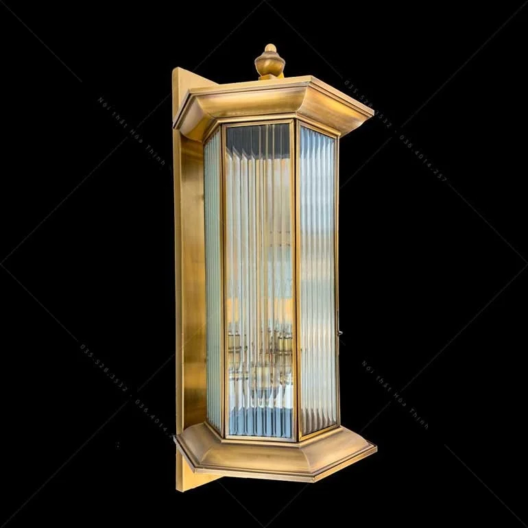Đèn treo tường đồng ngoài trời HTML-B5158-3 - Đèn tường