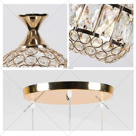 Đèn thả pha lê HTPL-36