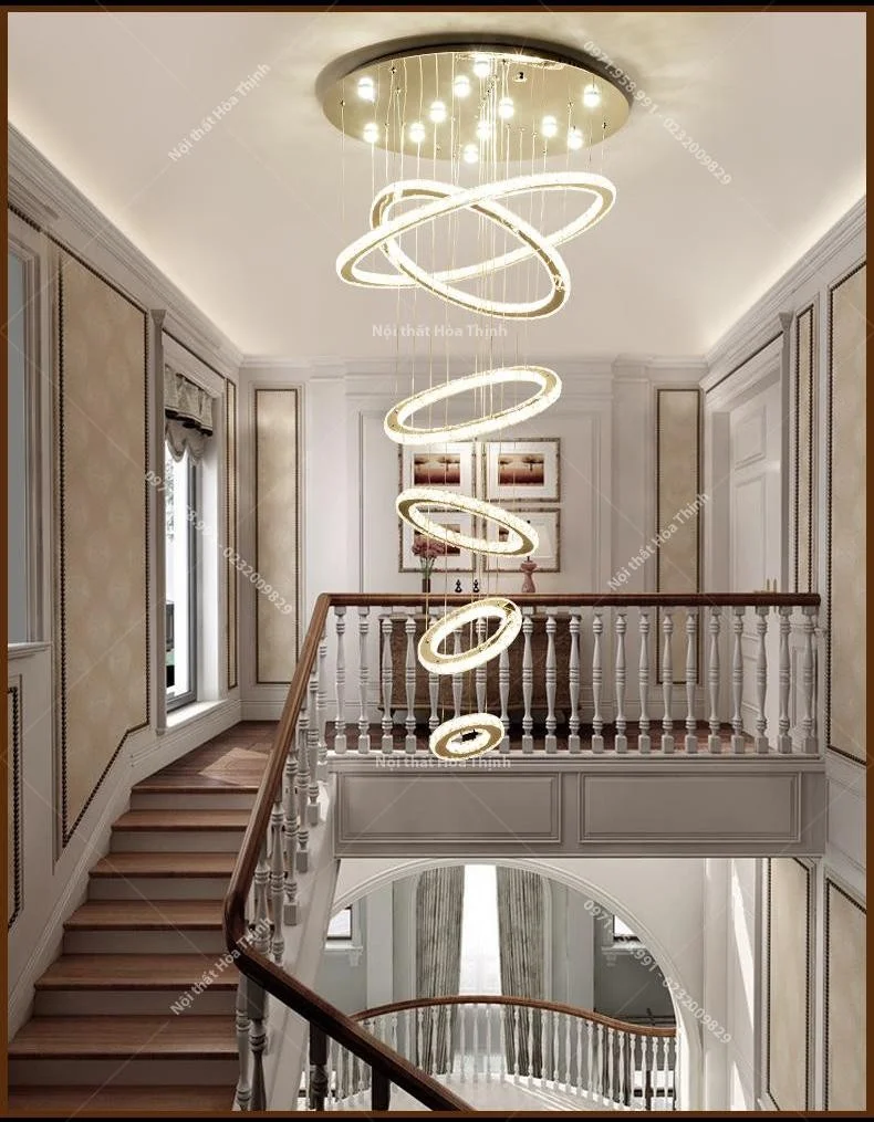 Đèn thả thông tầng hiện đại TTPL-14