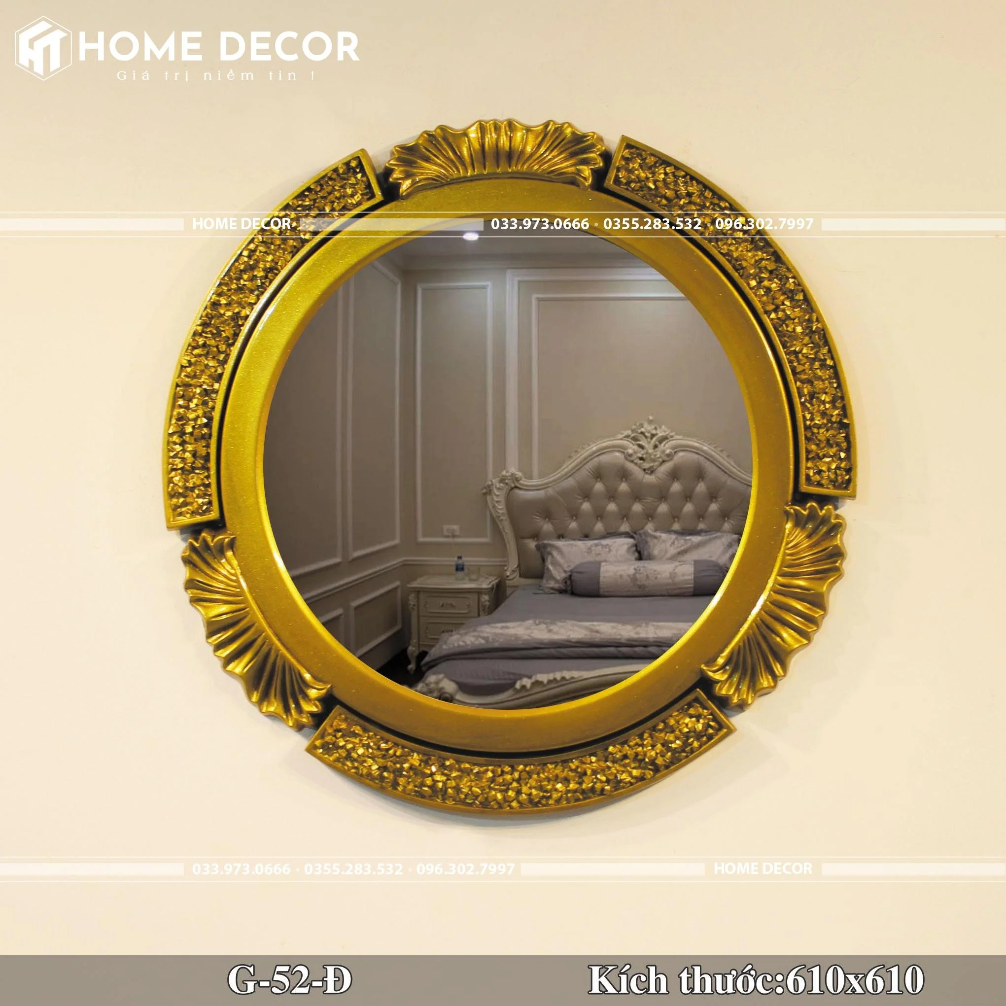 Gương decor HTG-52Đ