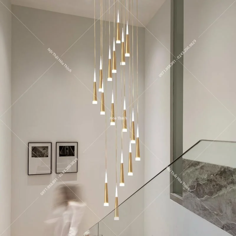 Đèn thông tầng pha lê giá rẻ TTPL-15