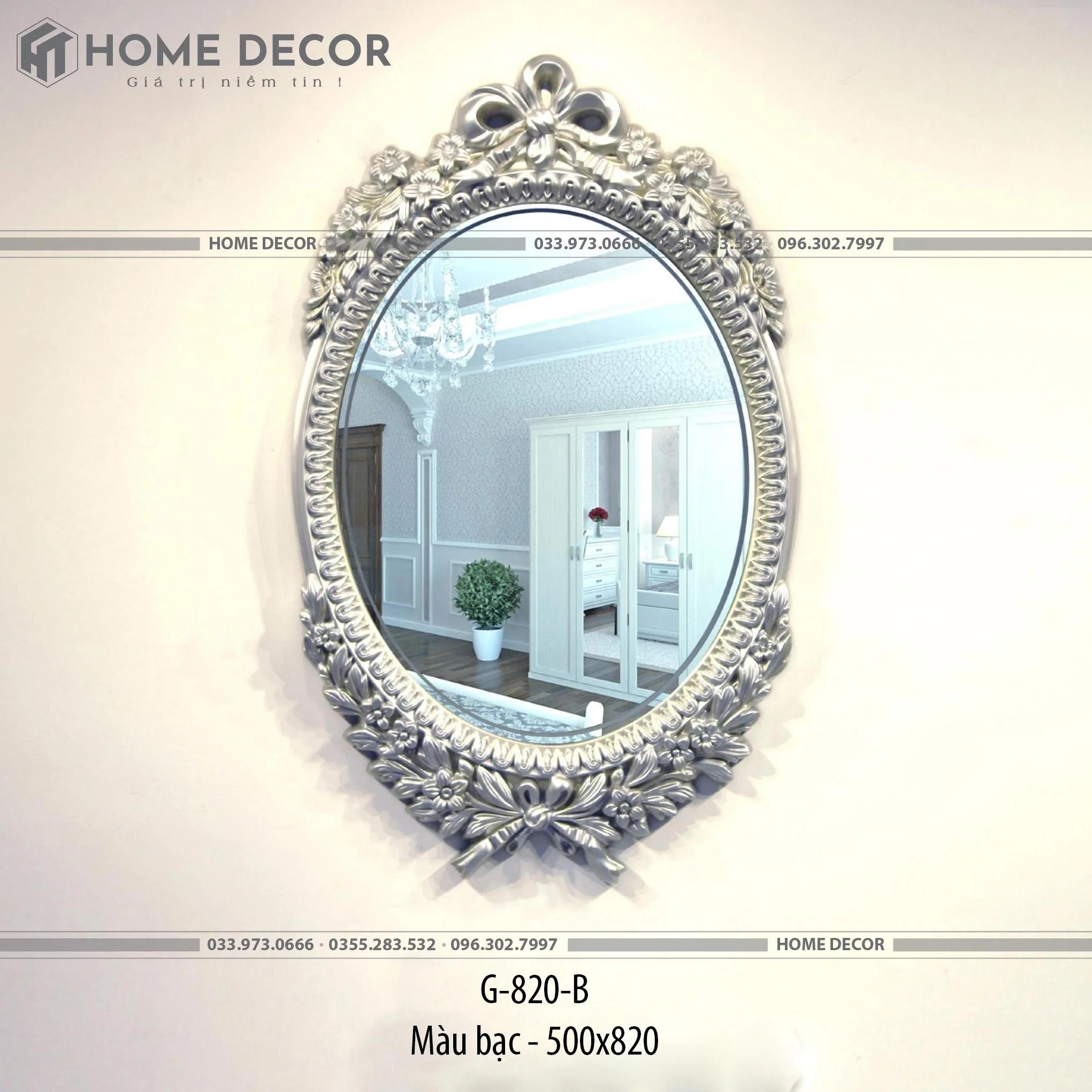 Gương decor HTG-820B