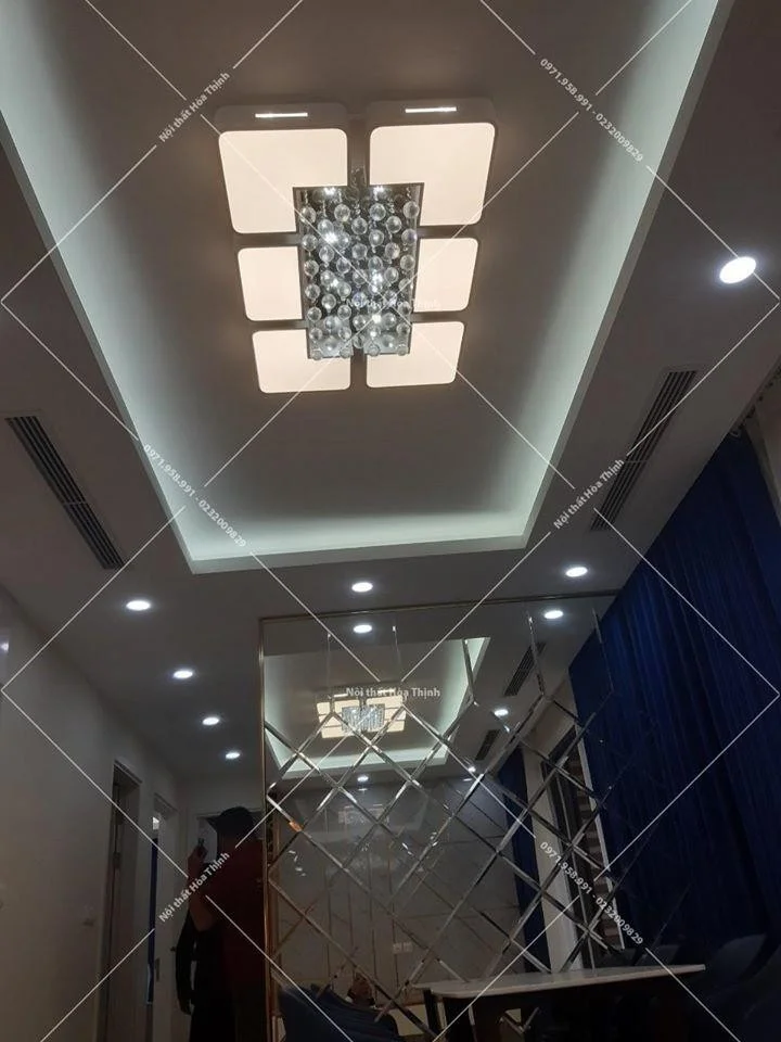 Đèn ốp trần chữ nhật pha lê HT- 002 | Ảnh 4