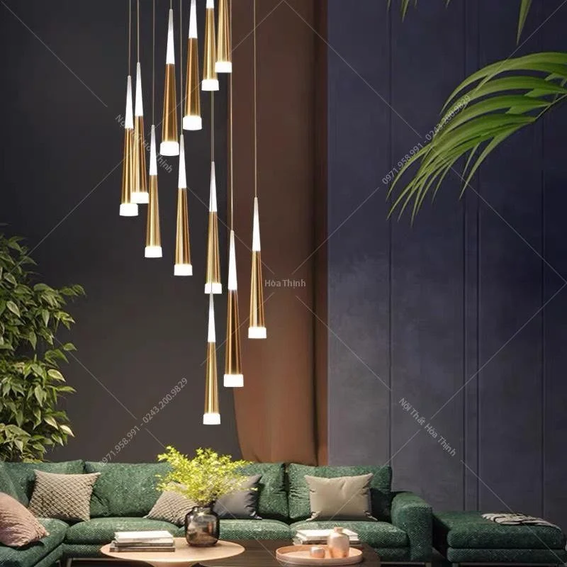 Đèn thông tầng pha lê giá rẻ TTPL-15