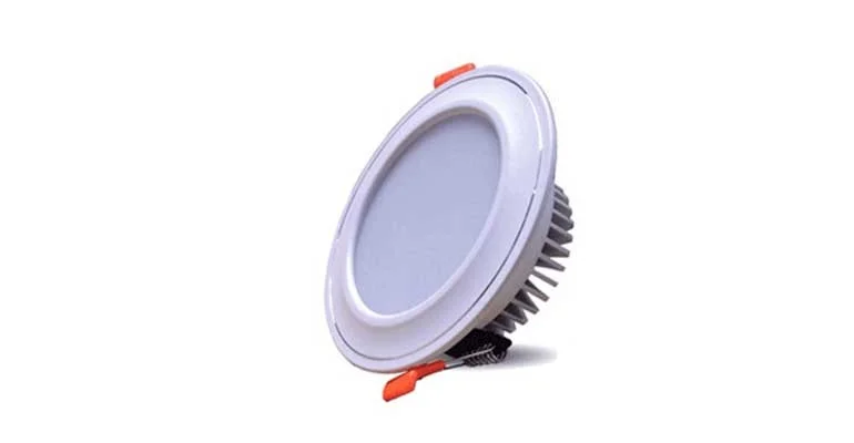 đèn led âm trần 7w 3 màu Đèn LED âm trần 7W 3 màu viền trắng