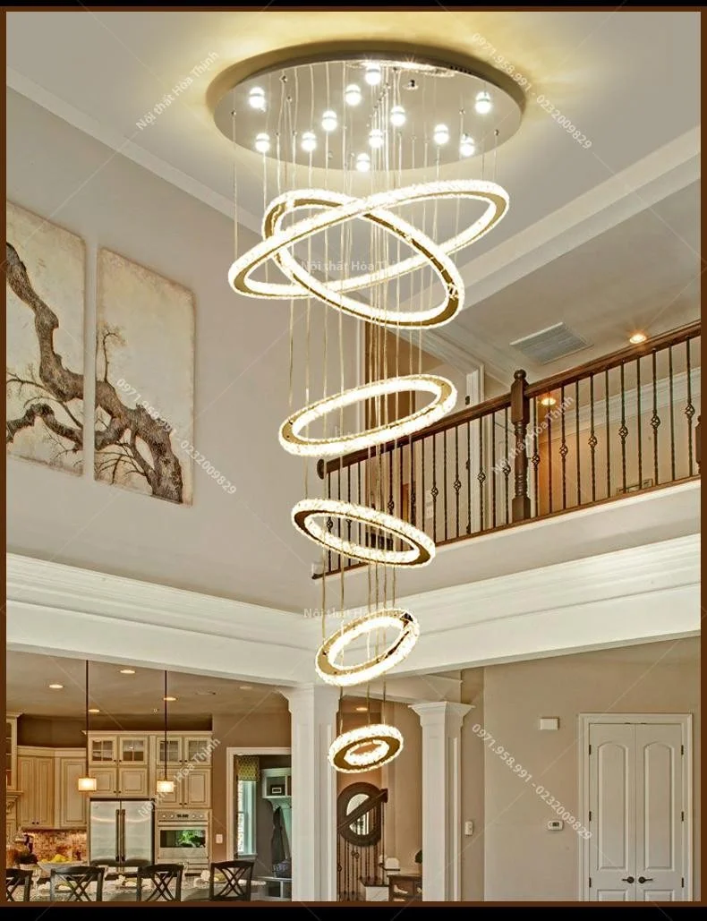 Đèn thả thông tầng hiện đại TTPL-14