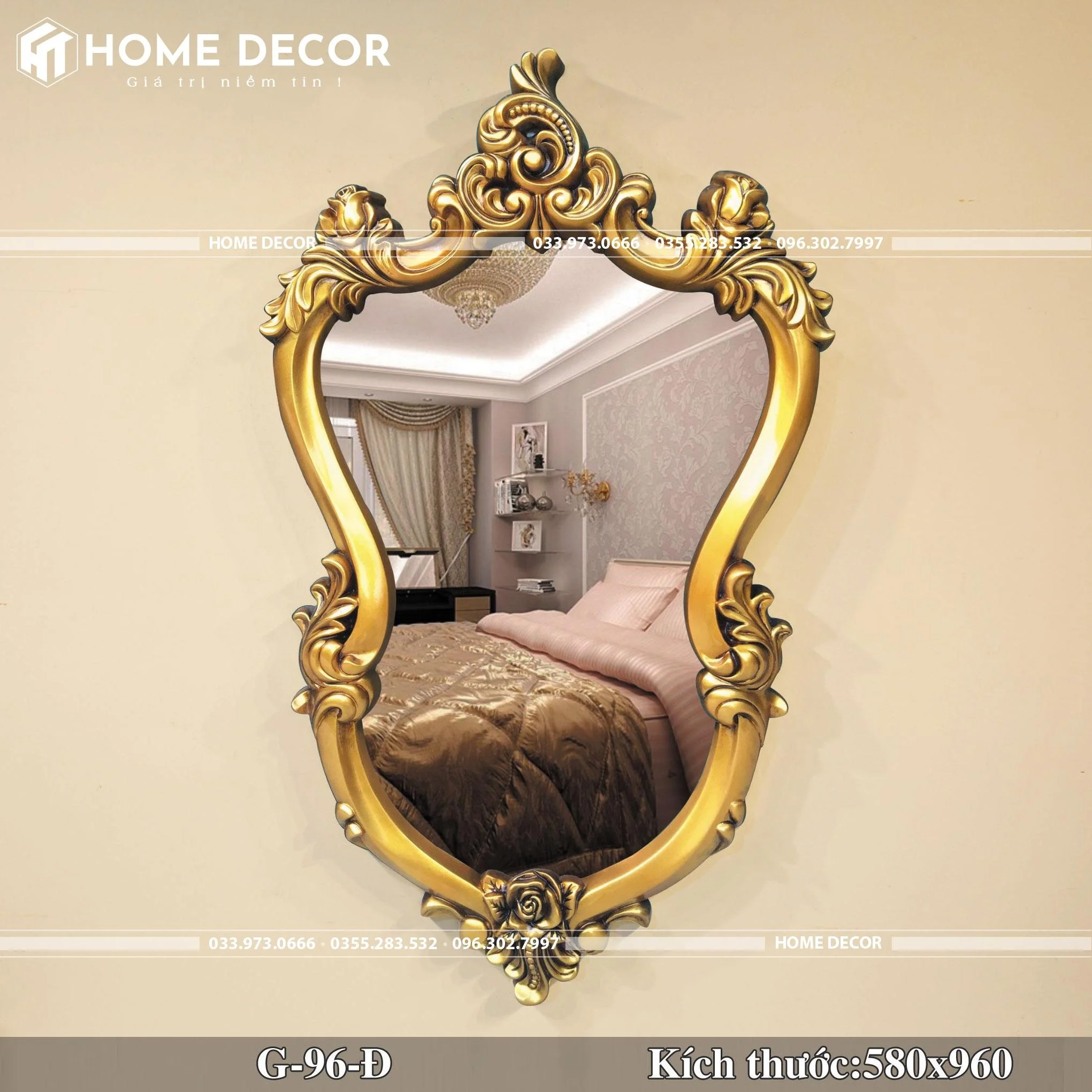 Gương decor HTG-96Đ