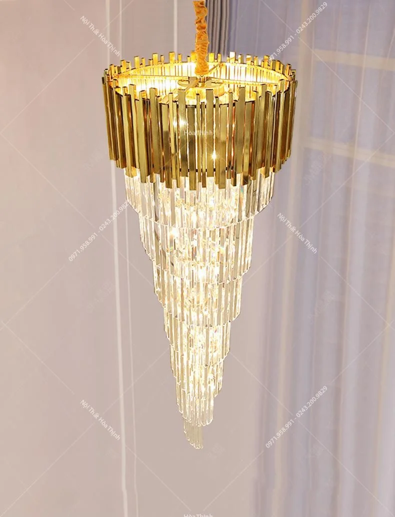 Đèn chùm thông tầng pha lê TTPL-13