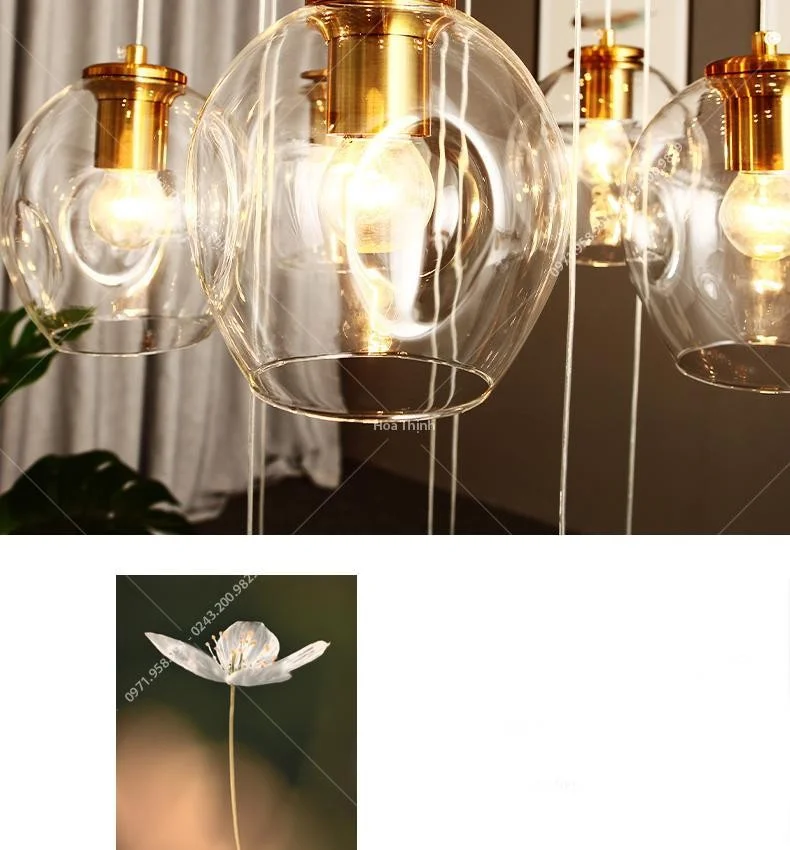 Đèn thông tầng pha lê đẹp TTPL-21