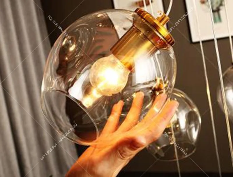 Đèn thông tầng pha lê đẹp TTPL-21