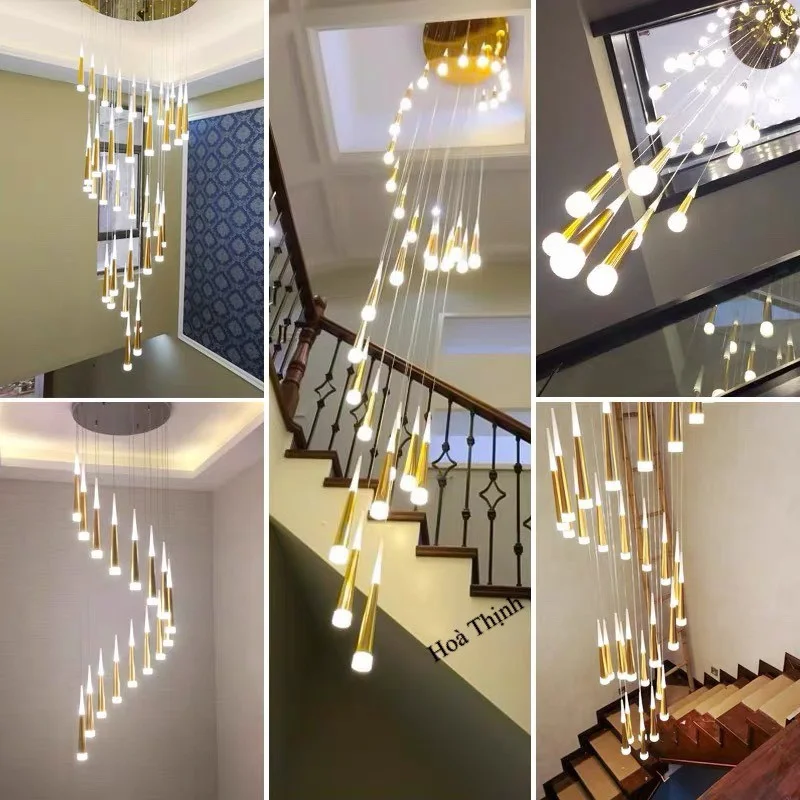 Đèn thông tầng pha lê giá rẻ TTPL-15