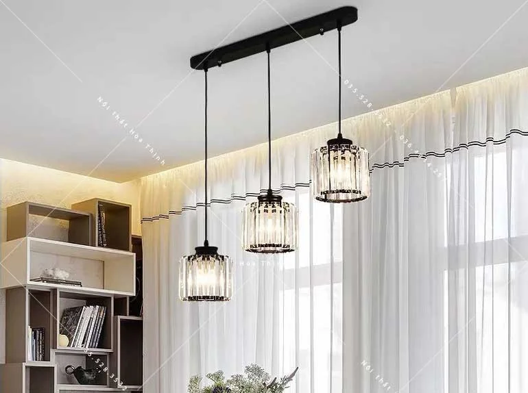 Đèn thả bếp pha lê cao cấp HTDT-15