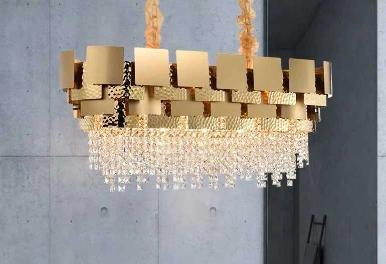 Đèn chùm pha lê thả trần phòng bếp HTPL-40 D1m2