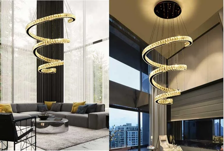 Mầu đèn thả bếp cao cấp, đèn led thả trần phòng bếp hiện đại