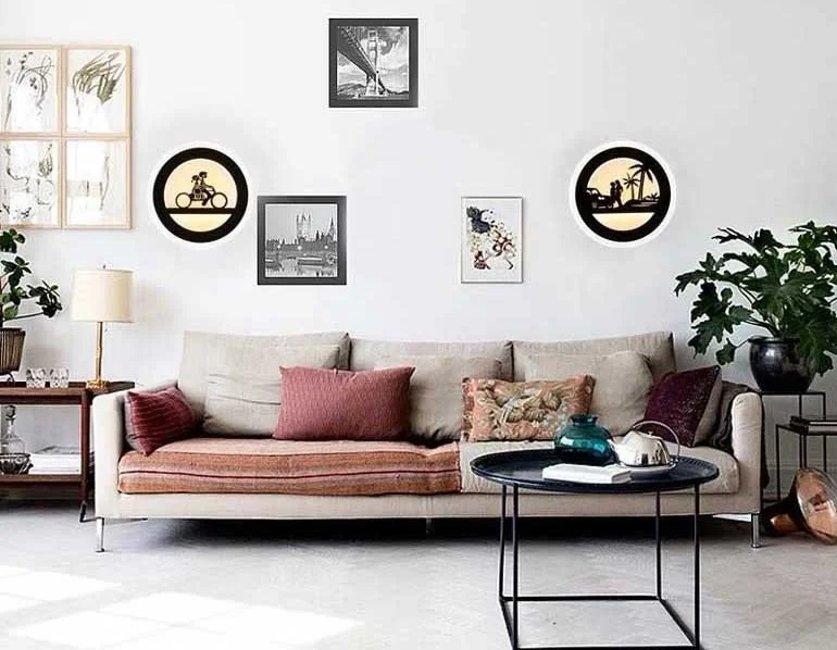 Đèn trang trí Noel tường Acrylic - Đèn LED trang trí Giáng sinh treo tường Acrylic