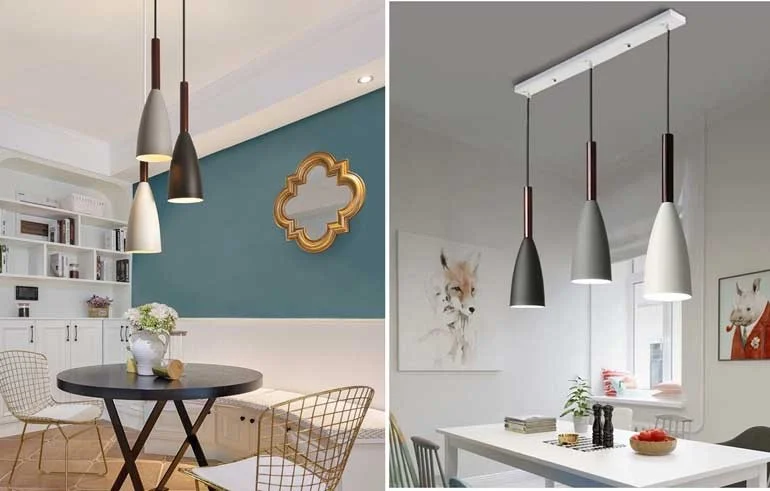 Đèn trang trí phòng khách nhà cấp 4 giá rẻ - Đèn thả trang trí phòng khách nhà cấp 4 phong cách hiện đại