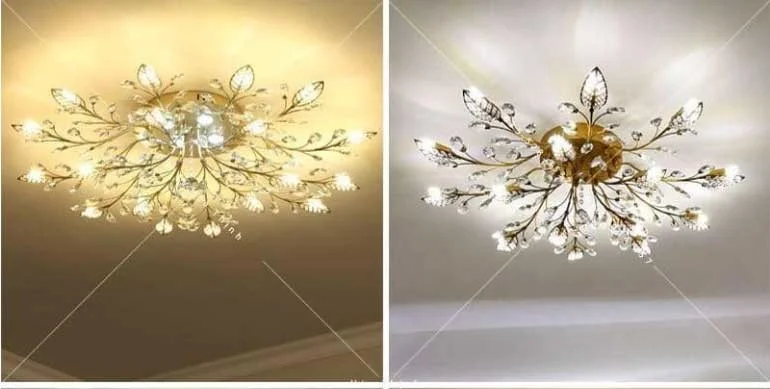 Đèn trang trí phòng khách nhà cấp 4 hiện đại