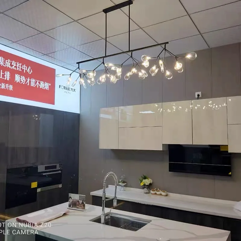  Đèn thả trần hera ngang đen