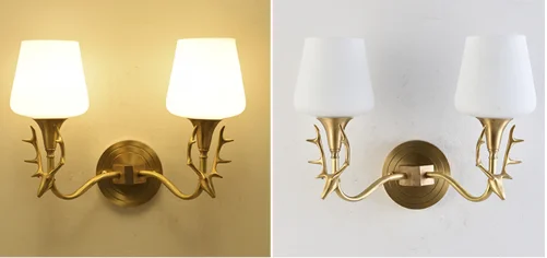 đèn trang trí tường phòng khách 