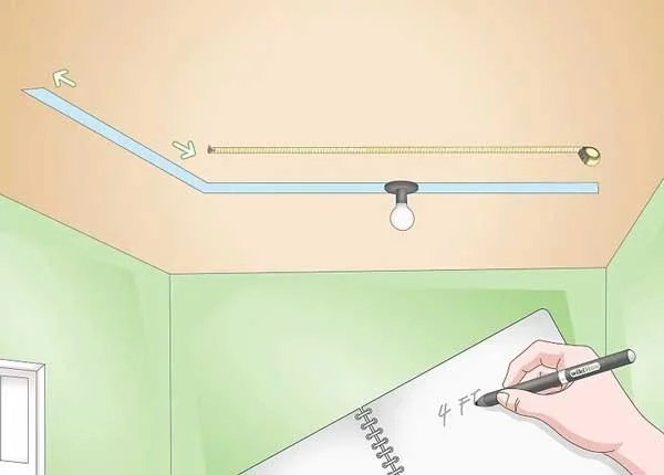 cách lắp đèn rọi ray