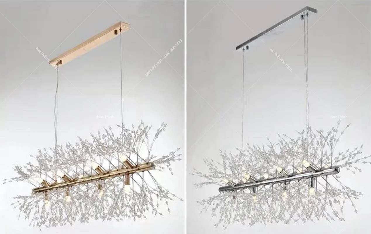 Đèn thả bồ công anh ngang