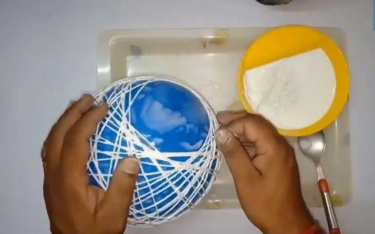 làm đèn bằng dây thừng