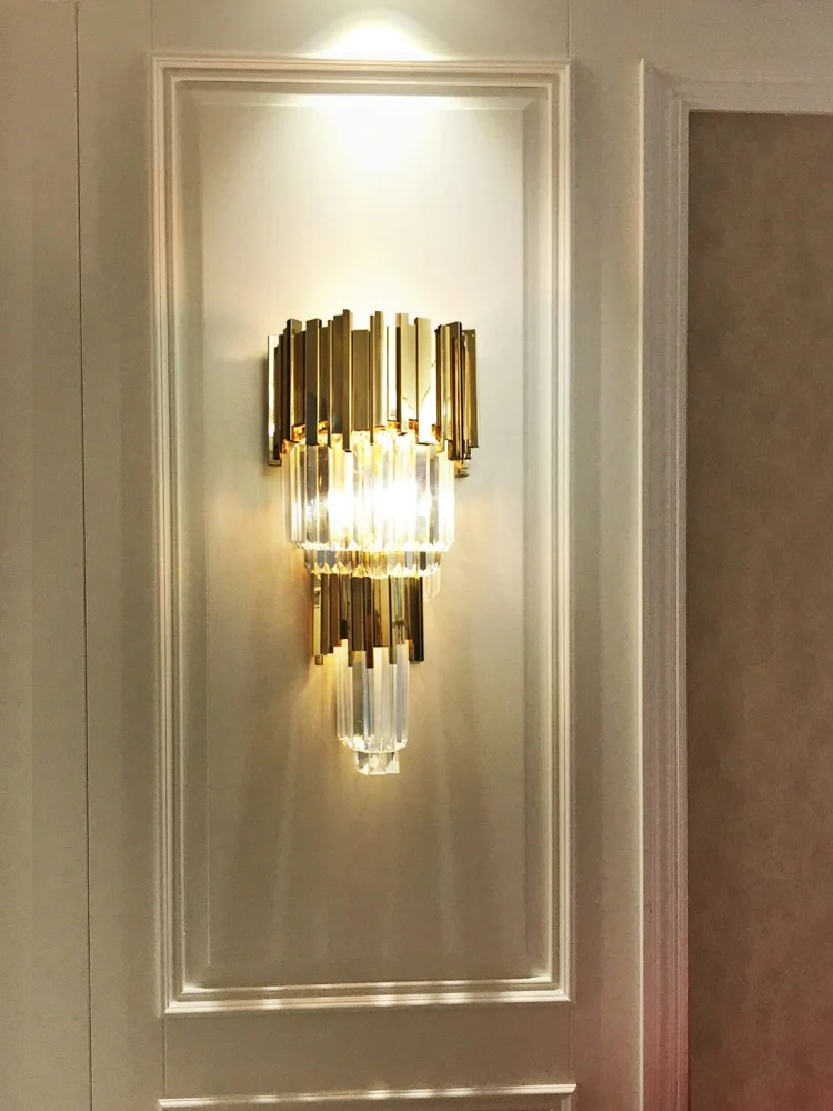 đèn treo tường đẹp pha lê HTOT-24