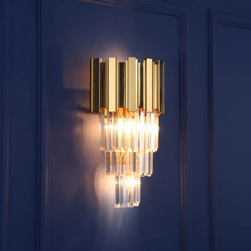 đèn treo tường đẹp pha lê HTOT-24